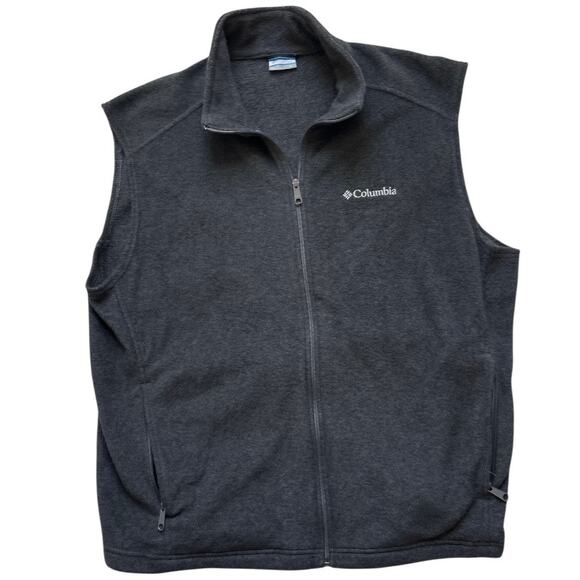 Men’s Columbia Fleece Vest - Picture 1 of 5
